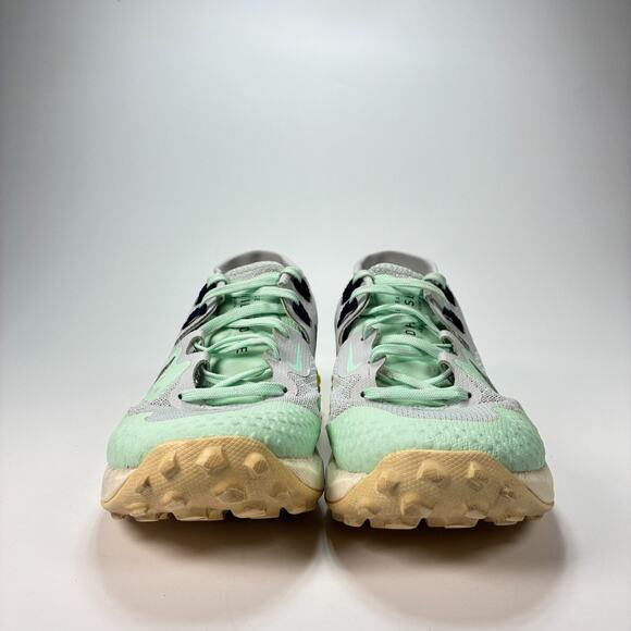 Nike Zoom Wildhorse 6 Light Gray Yellow Green Trail Running Shoes Women’s Size 8 - Picture 3 of 11